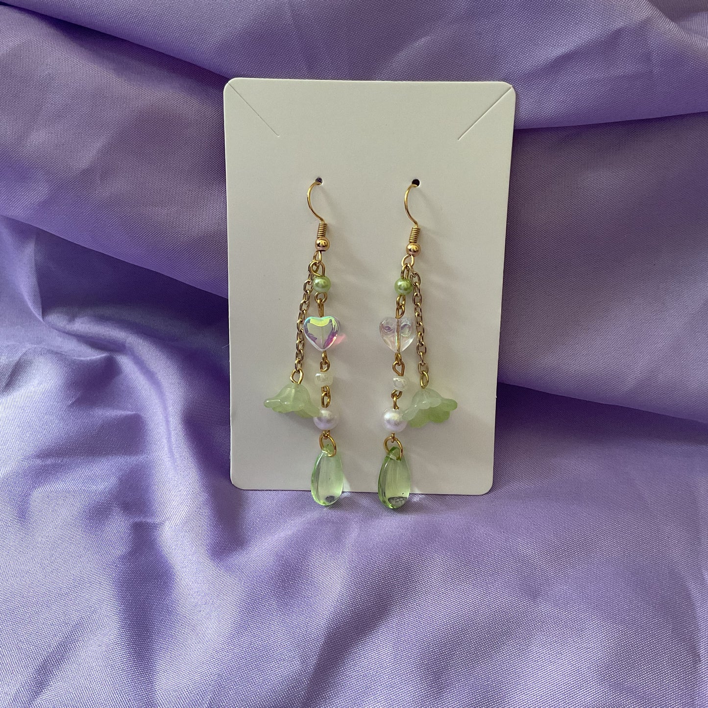 Green Melody Earrings