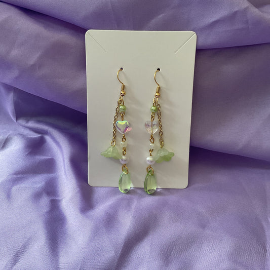 Green Melody Earrings