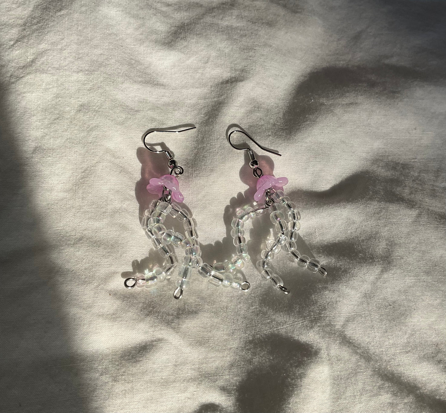 Flower Jellyfish Earrings