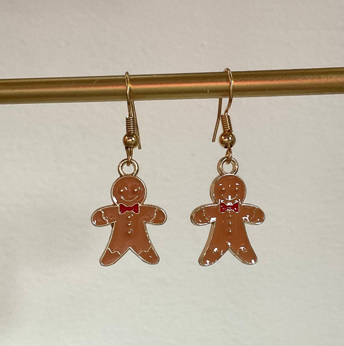 Gingerbread Man Earrings