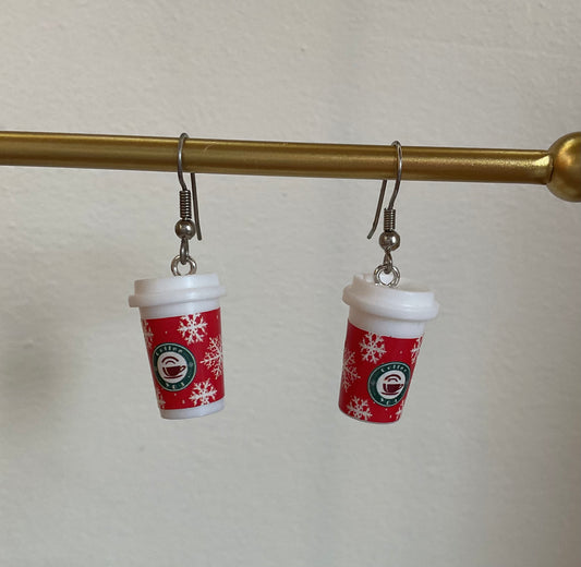 To-Go Coffee Earrings